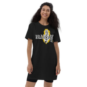 'Praisaz march out' T-shirt dress