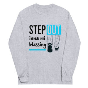 Step Out Unisex Long Sleeve Shirt Grey