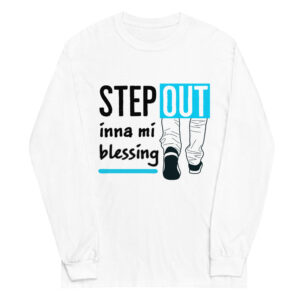 Step Out Unisex Long Sleeve Shirt White